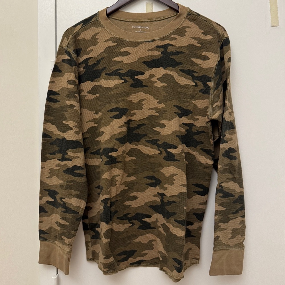 Camouflage Long Sleeve Shirt